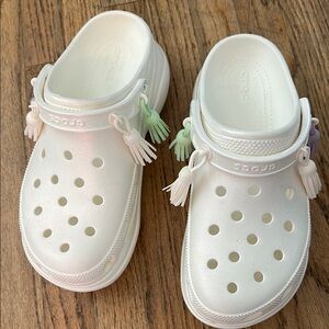 Crocs  Classic Clog - White/ iridescent